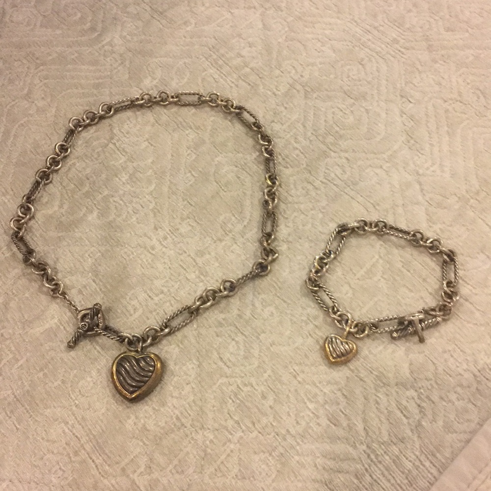 David Yurman 18K Gold and Sterling Silver